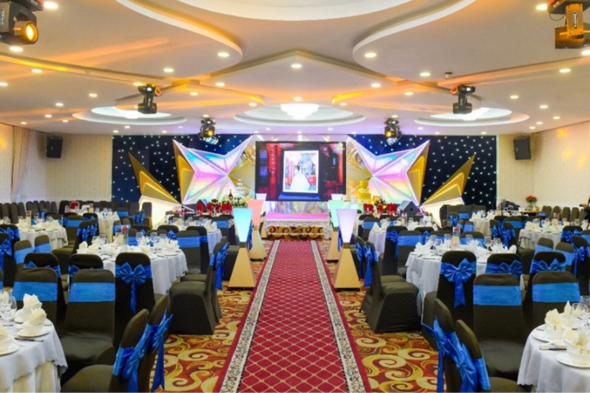 Không gian tiệc cưới linh hoạt tại Trung tâm Hội nghị – Tiệc cưới 272, thích hợp cho các phong cách cưới khác nhau. (Ảnh: TIFF.vn)