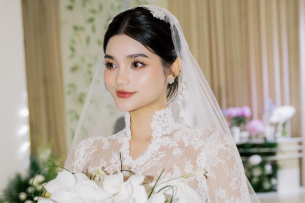 Makeup cô dâu phong cách Thái sang trọng bởi MUA Tạ Quang Anh. (Ảnh: Sưu tầm) 