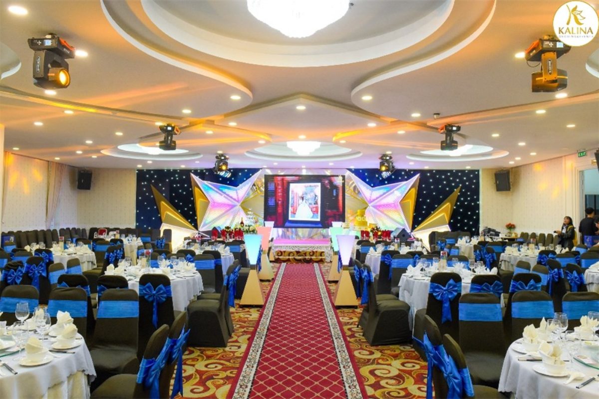 Tiệc cưới trong không gian hiện đại đẹp mắt. (Ảnh: TIFF.vn)