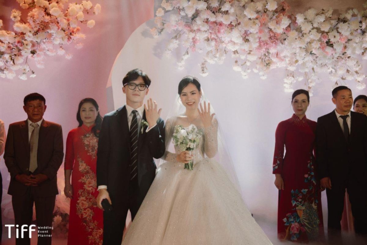 Không gian tiệc cưới rộng rãi tại Quận 3, phù hợp tổ chức đám cưới từ 200–600 khách. (Ảnh: TIFF.vn) 