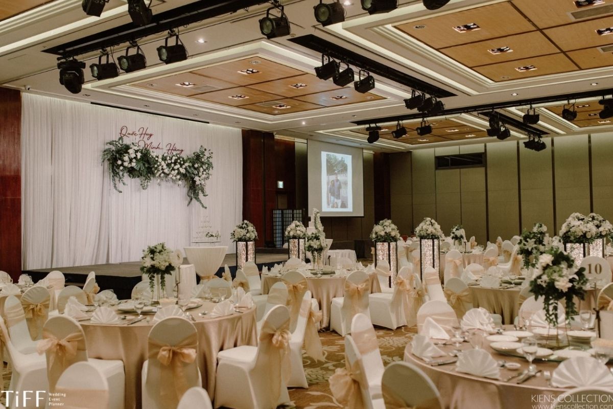 Ballroom Lotte Saigon không gian trong nhà sang trọng ấm cúng (Ảnh: TIFF)