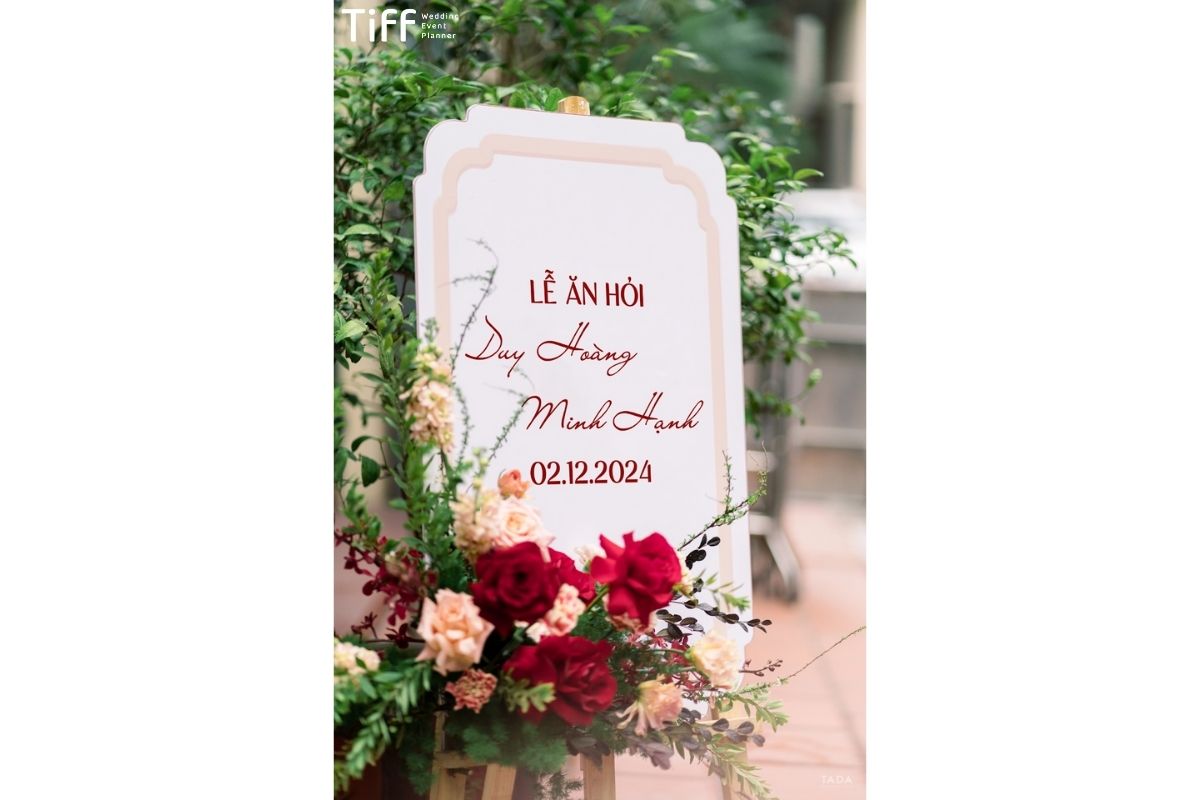 Bảng welcome chỉn chu thể hiện sự trân trọng và hiếu khách (Ảnh: TIFF)