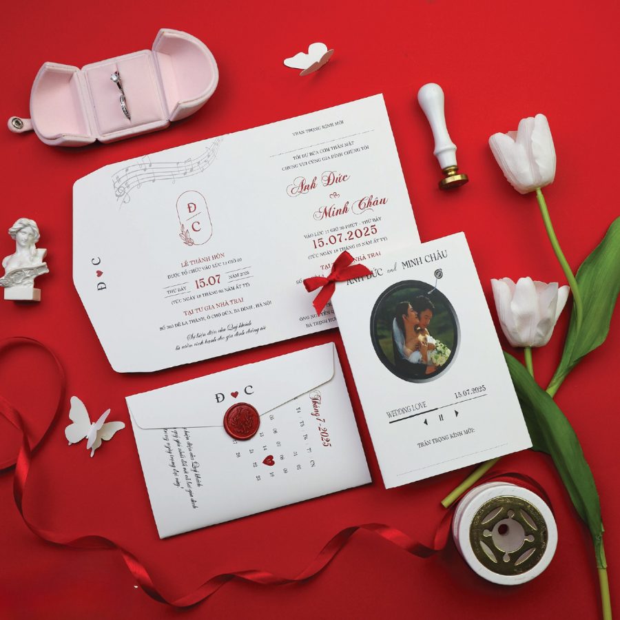 Lựa chọn nơi làm thiệp cưới phù hợp giúp cặp đôi tối ưu ngân sách và có được mẫu thiệp cưới phù hợp (Ảnh: sưu tầm) 