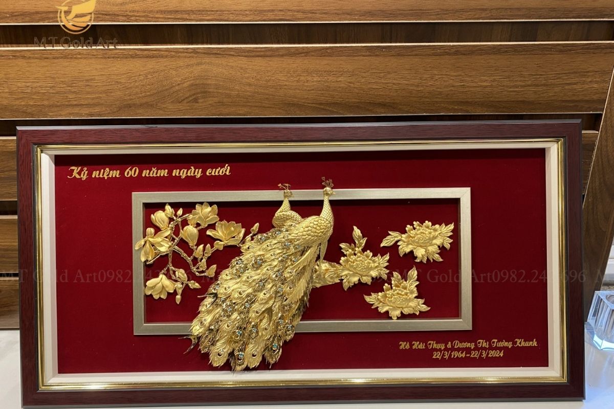 Khánh vàng kỷ niệm ngày cưới cho các mốc lớn (Ảnh: Sưu tầm)