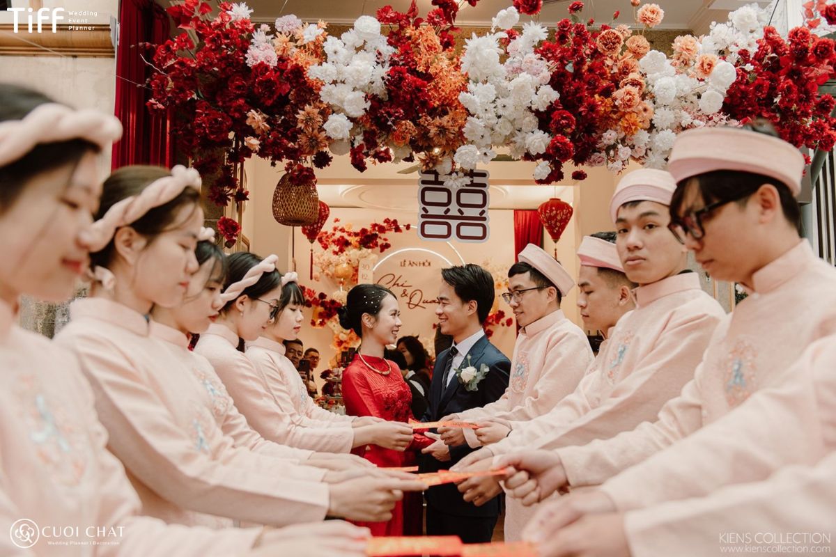 Không khí lễ đón dâu đầy xúc động và hân hoan (ẢNH: TIFF)