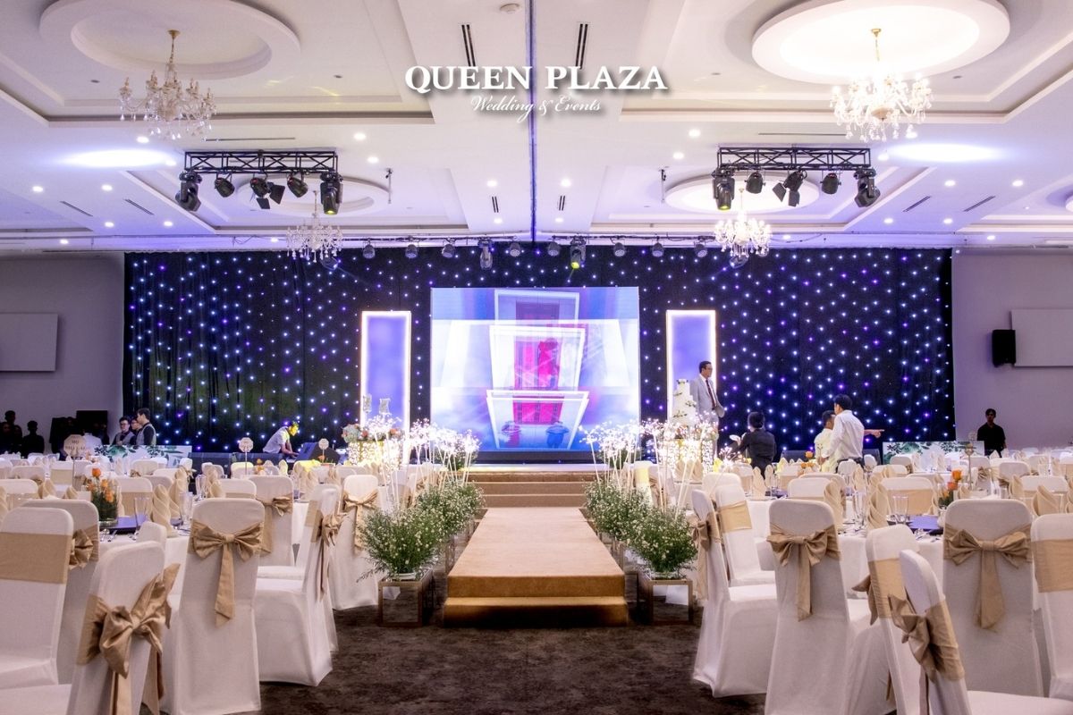 Queen Plaza Kỳ Hòa nổi bật kiến trúc hiện đại sảnh thiết kế (Ảnh: Sưu tầm)