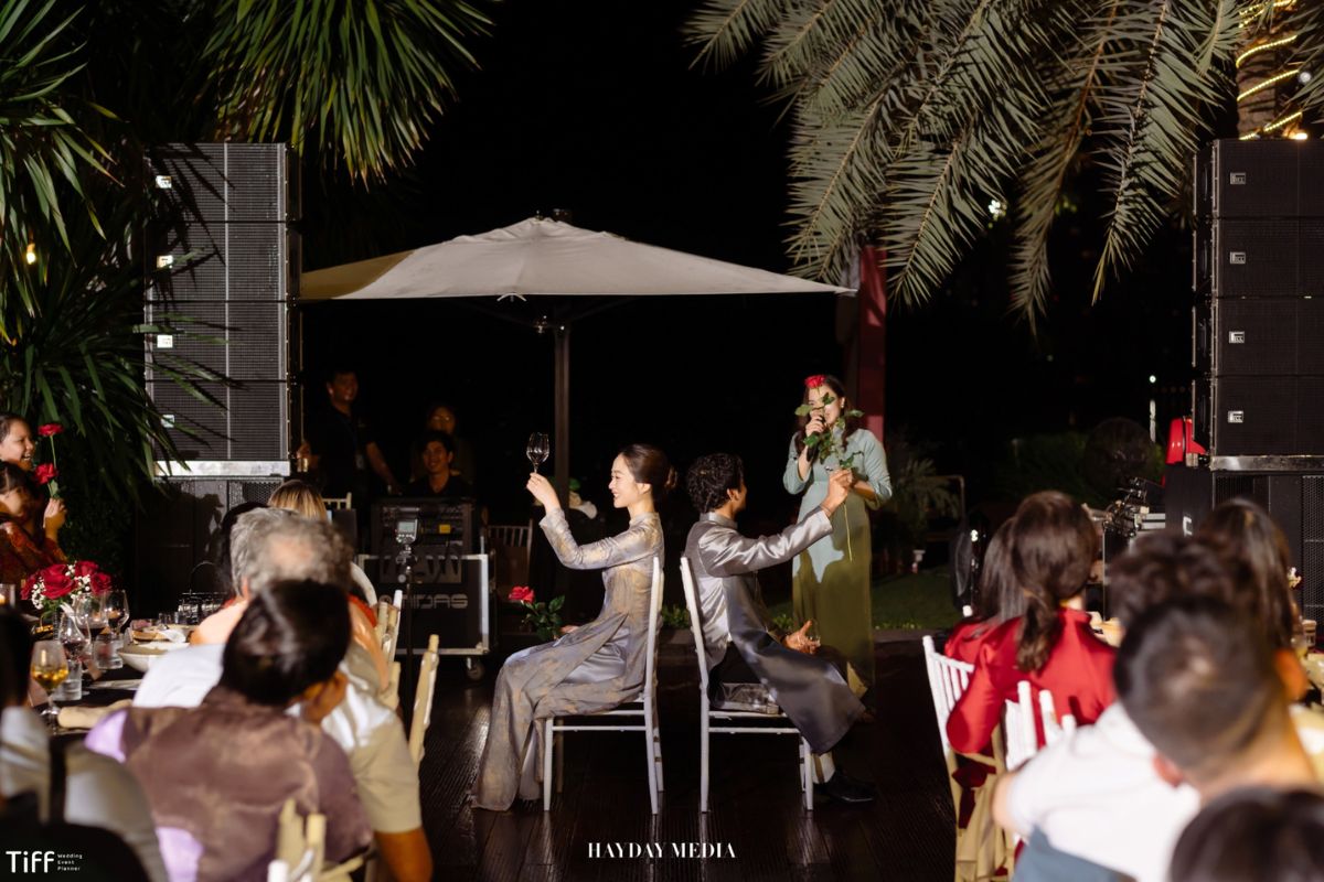 Quy trình vận hành chuyên nghiệp giúp buổi cưới diễn ra trọn vẹn (ẢNH: TIFF)