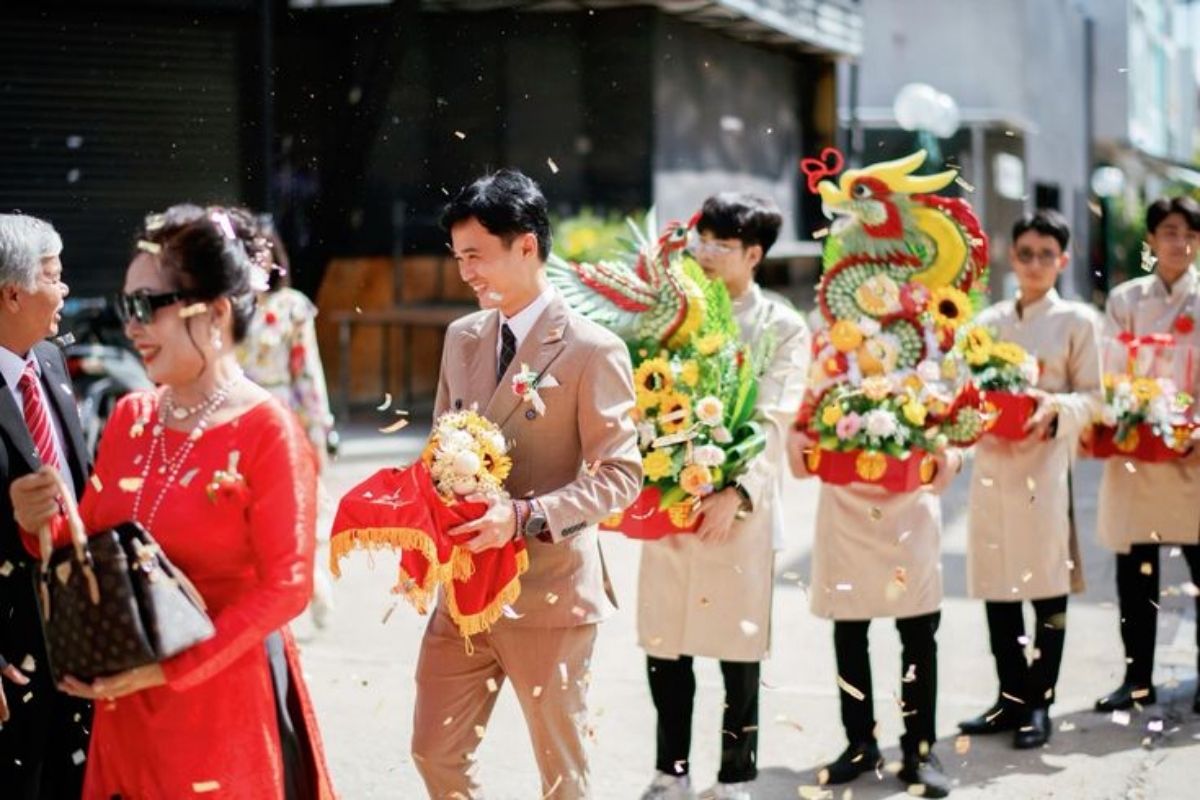 Sính lễ đám cưới miền Tây gửi trọn lời chúc phúc (Ảnh: Sưu tầm)