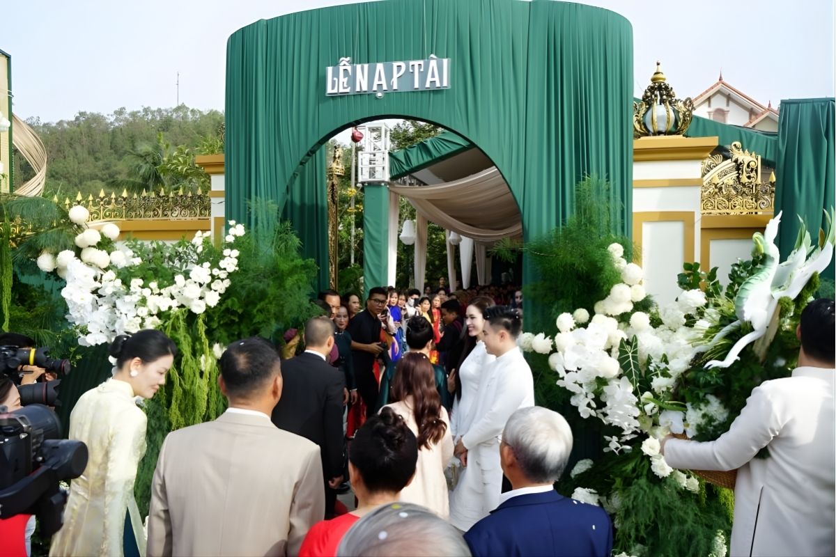 Quy trình tổ chức lễ nạp tài chuẩn phong tục (Ảnh: sưu tầm)