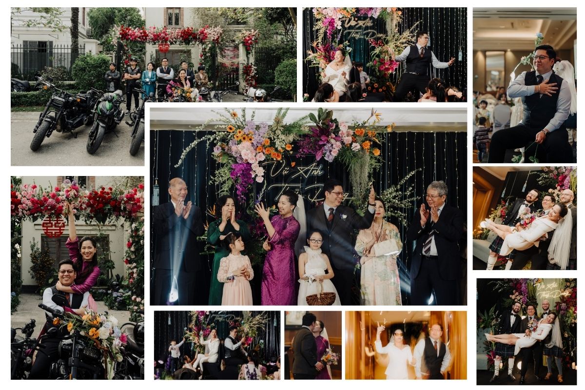 Mikey ghi lại những khoảnh khắc ấn tượng trong đám cưới của cặp đôi Thùy Dương & Vũ Anh (Ảnh: Mikey Photography)