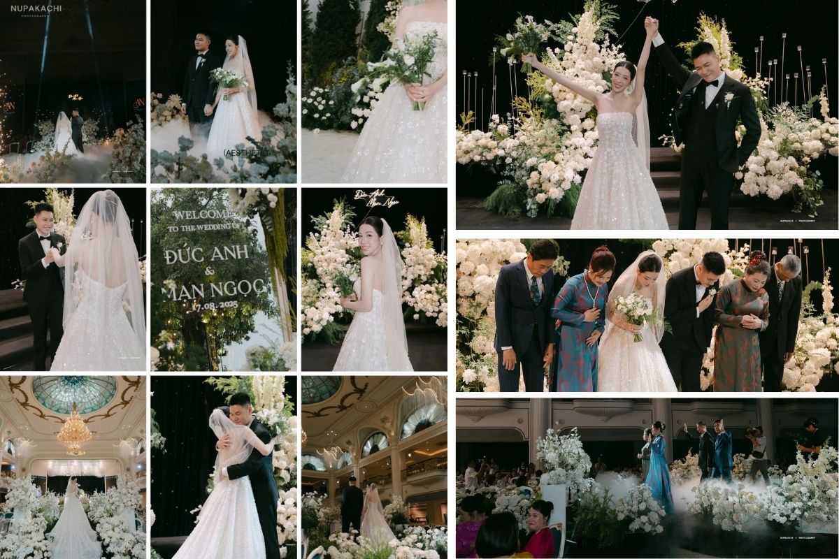Tiệc cưới của cặp đôi Duc Anh & Man Ngoc được Nupakachi Studio ghi lại đầy ấn tượng (Ảnh: Nupakachi Studio )