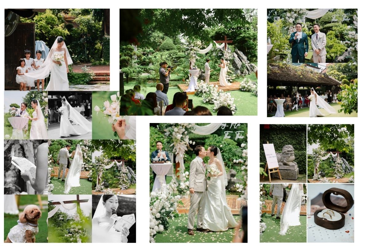 Hà và Thảo đã có một lễ cưới thân mật được Plannie Studio ghi lại (Ảnh: Plannie Studio)