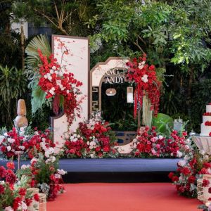 Trang trí tiệc cưới Trang & Andy tại Sheraton Hanoi West