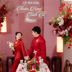 Trang trí tư gia cưới Tú & Hưng tại Sài Gòn