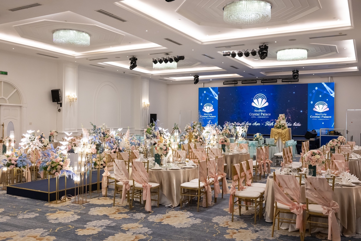 MerPerle Crystal Palace nổi bật với phong cách sang trọng và ấn tượng (Ảnh: sưu tầm)