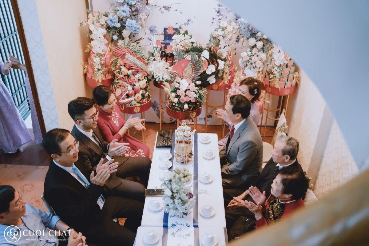 Lễ giáp lời (hay còn gọi là đám giáp lời, lễ dạm ngõ, lễ chạm ngõ, lễ chạm cửa) (Ảnh: TIFF)