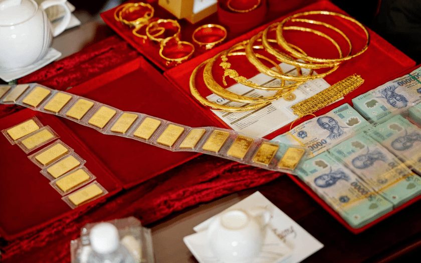 Của hồi môn có thể khác nhau về hình thức và giá trị tùy vào mỗi gia đình (Ảnh: sưu tầm)