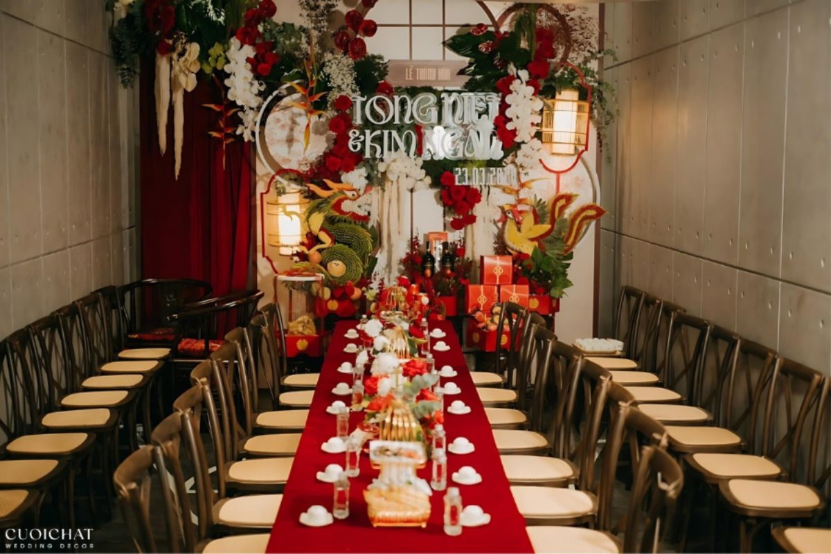 Lý do lựa chọn Cưới Chất cho trang trí gia tiên và tráp cưới. (Ảnh: Cưới Chất) 