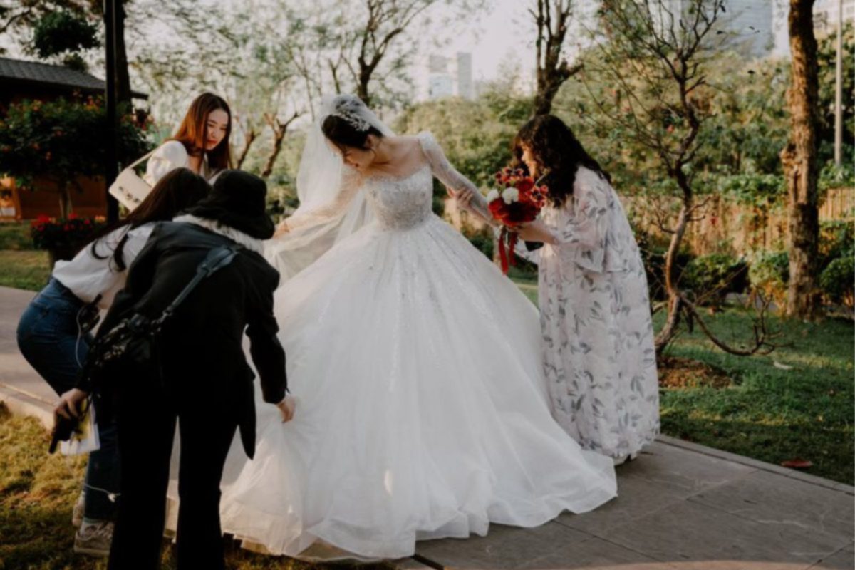 Đội ngũ TIFF Wedding Planner làm việc chuyên nghiệp, phối hợp tổ chức tiệc cưới cao cấp với concept tinh tế và quy trình bài bản (Ảnh: TIFF.vn) 