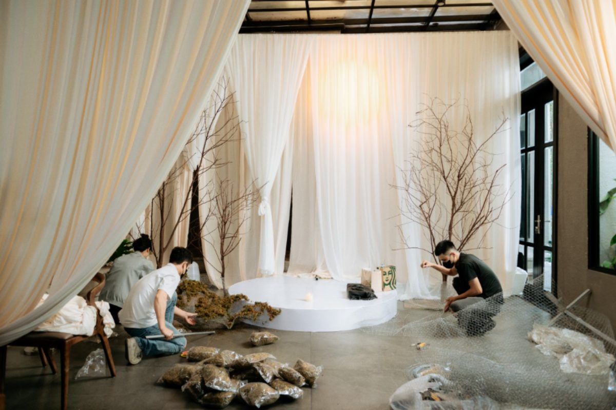 Dịch vụ thiết kế và thi công trọn gói tiệc cưới. (Ảnh: TIFF.vn) 