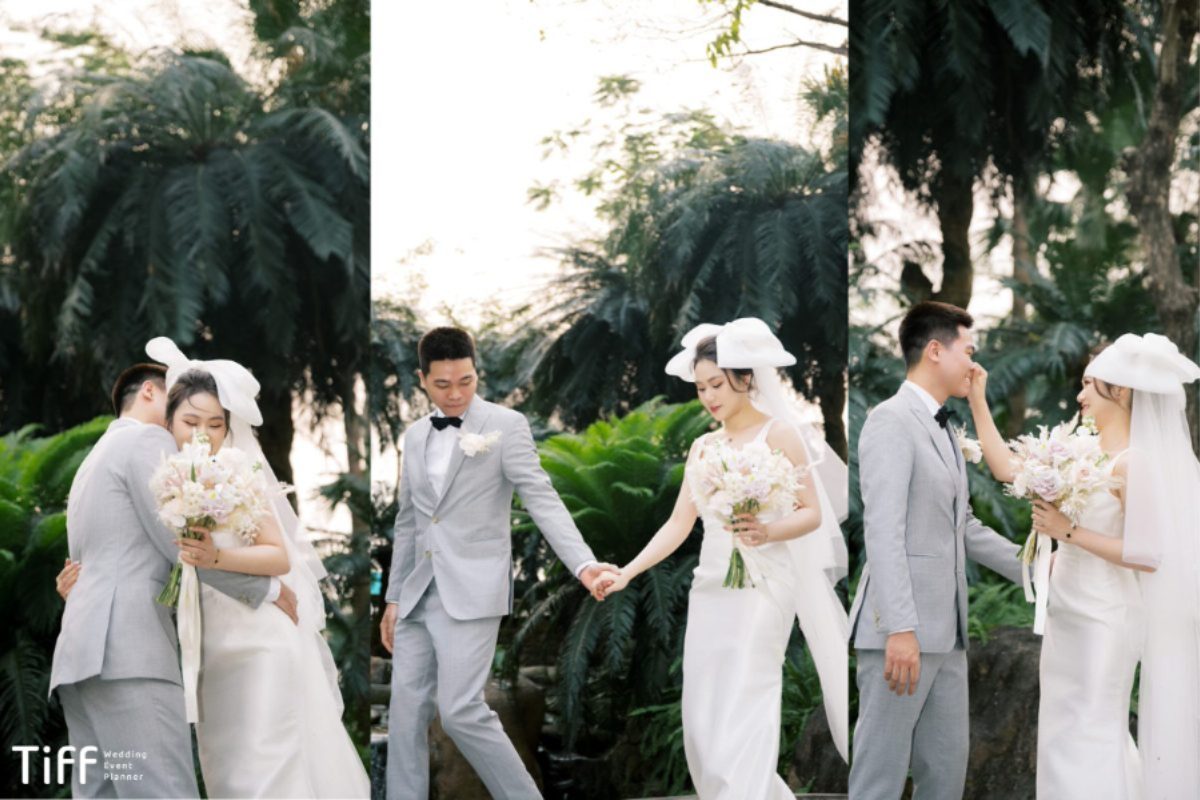 Chụp ảnh cưới ngày cưới, lưu giữ những khoảnh khắc đẹp. (Ảnh: TIFF.vn) 