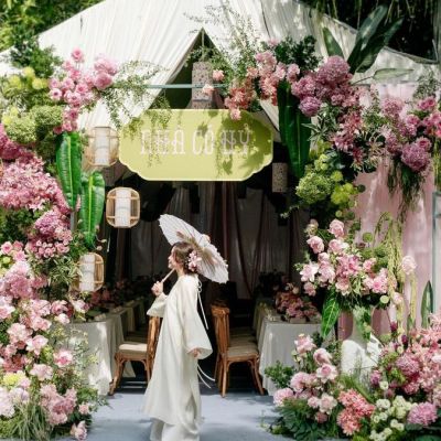 Cổng hoa cưới đẹp