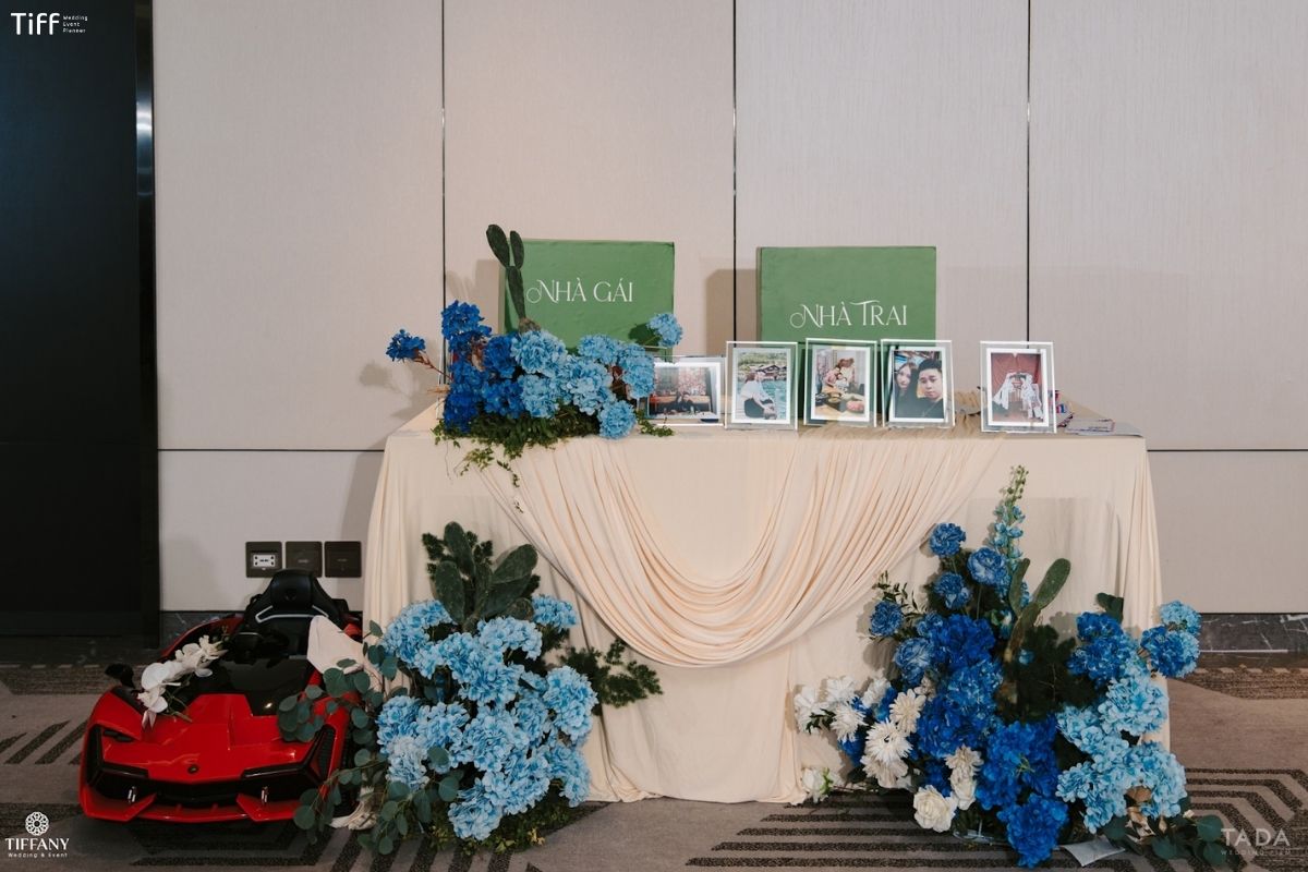 Bàn gallery phong cách hiện đại ghi điểm với mảng khối gọn gàng tinh tế (Ảnh: TIFF)