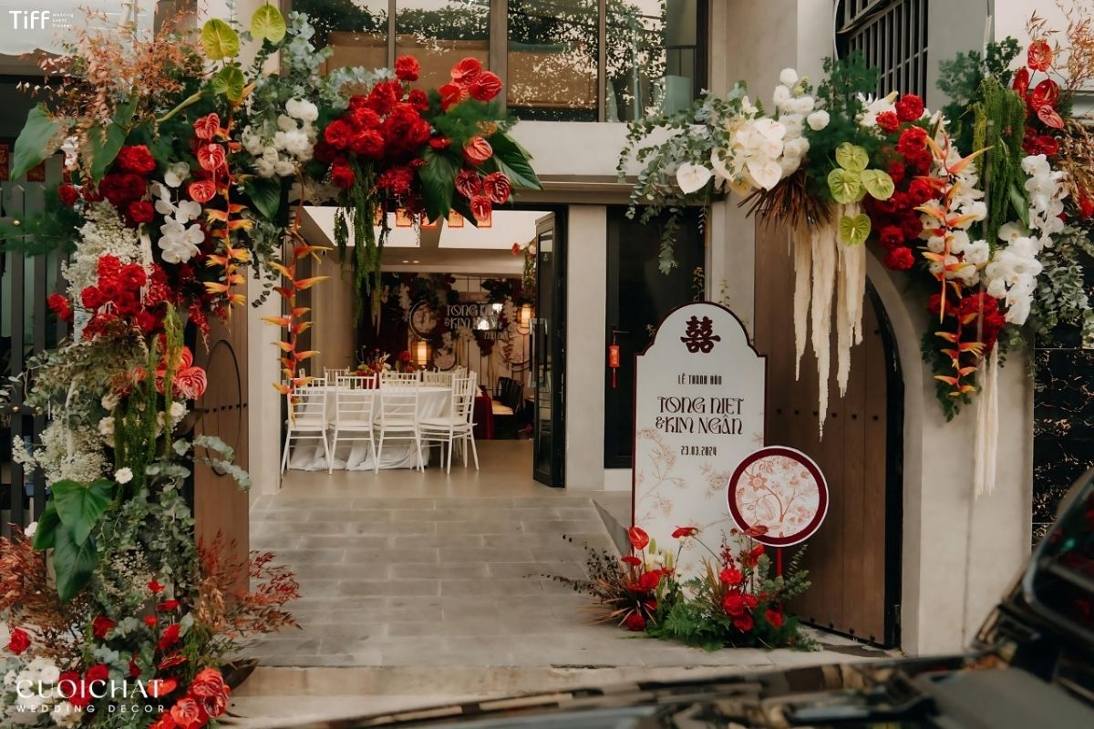   Cổng hoa garden sang trọng cho cặp đôi yêu thiên nhiên và sự chỉn chu (Ảnh: TIFF)