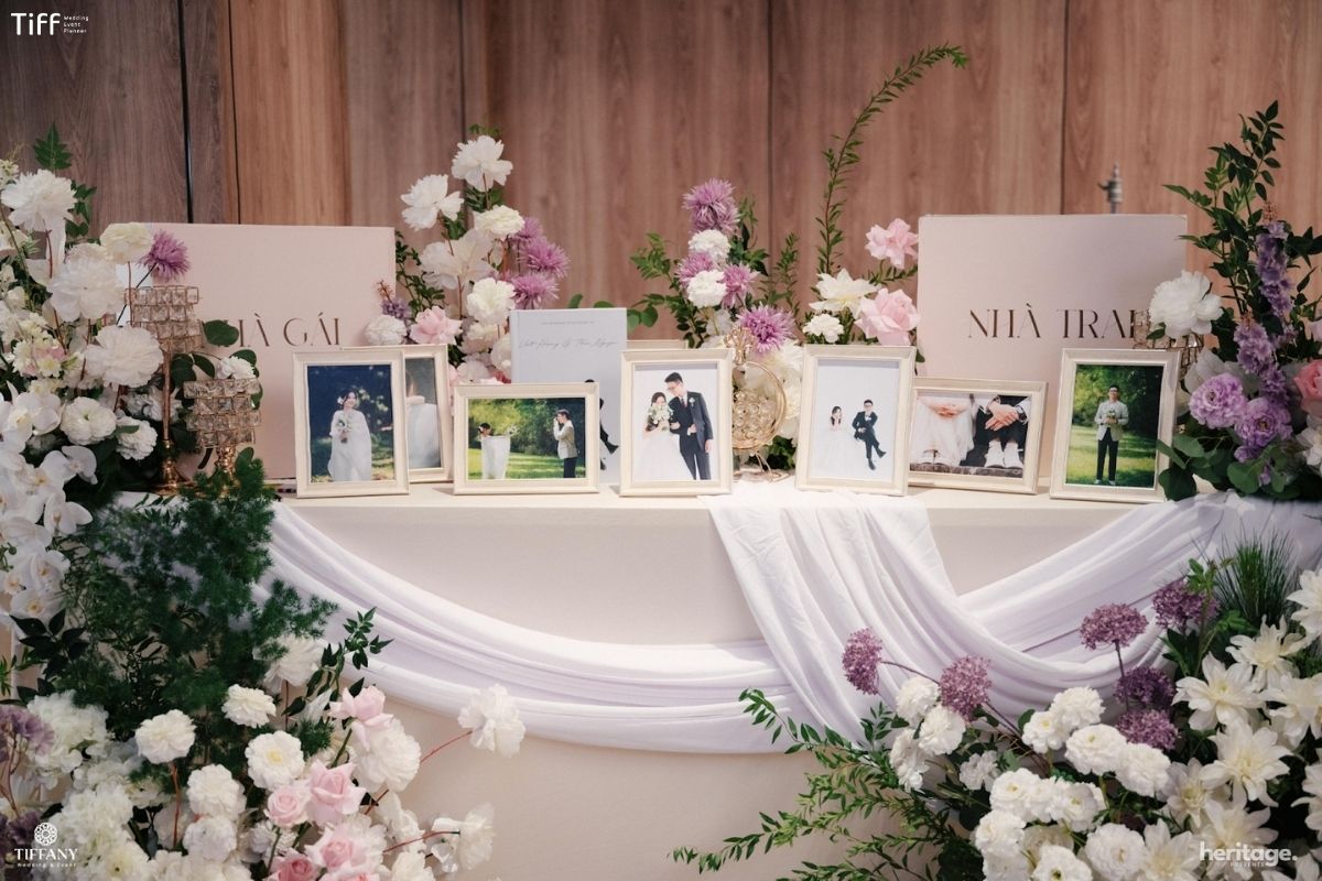 Tông trắng kem be xám nhẹ giúp bàn gallery tối giản vẫn thật tinh tế (Ảnh: TIFF)