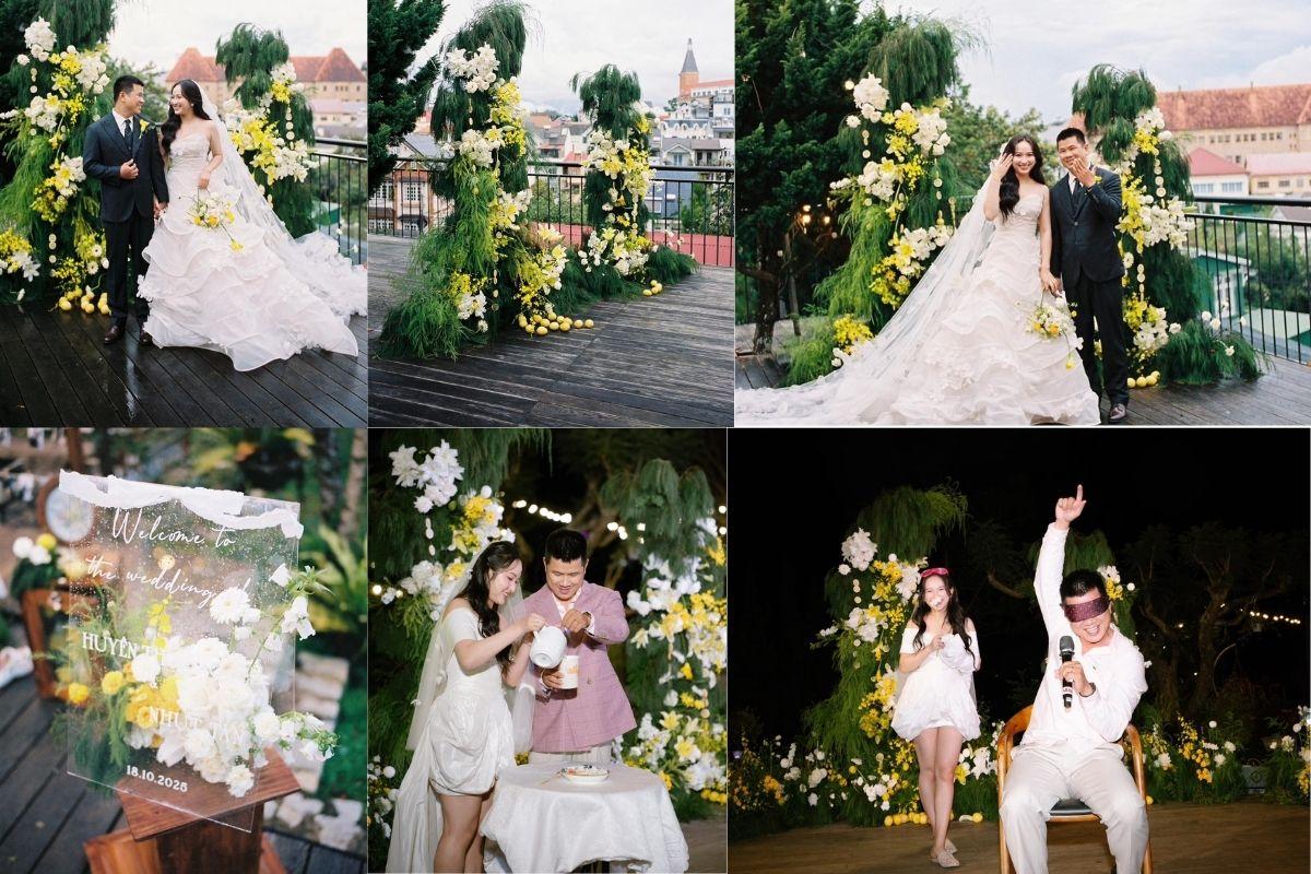 Tiệc cưới ngoài trơi của cặp đôi Thương & Tân do Sir Tran thực hiện (Ảnh: Sir Tran)