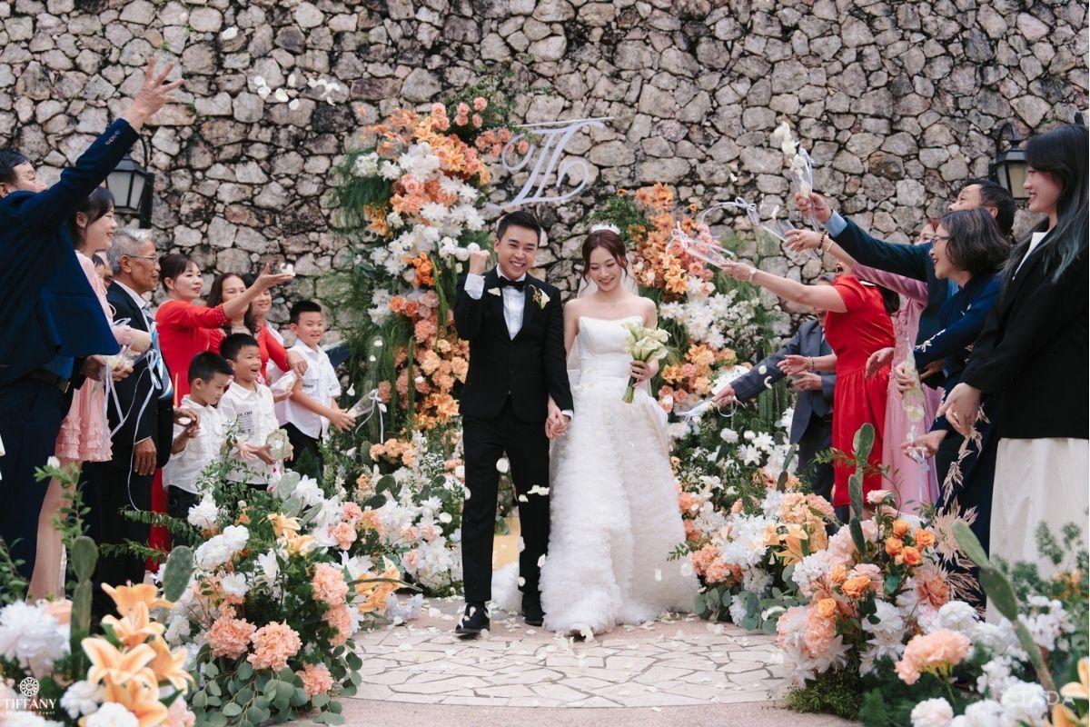 Lễ Vow giữa khu vườn của cặp đôi Tùng & Lý do TIFF thi công (Ảnh: TIFF.vn)