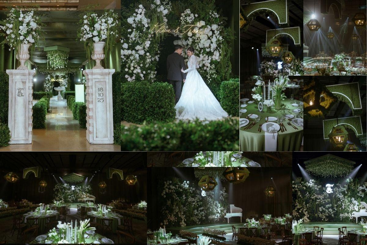 Một khu vườn được điêu khắc của sự thanh lịch trong đám cưới của cặp đôi Trâm & Khoa (Ảnh: The Flab)