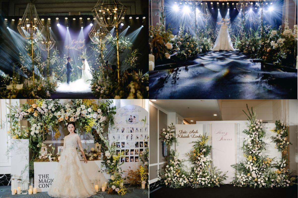 Trang trí tiệc cưới của cặp đôi Khánh Linh & Đức Anh (Ảnh: Hands & Heart)