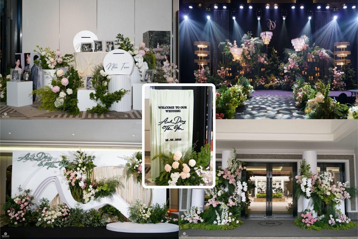 Một số hình ảnh về các hạng mục trong trang trí tiệc cưới (Ảnh: TIFF.vn)