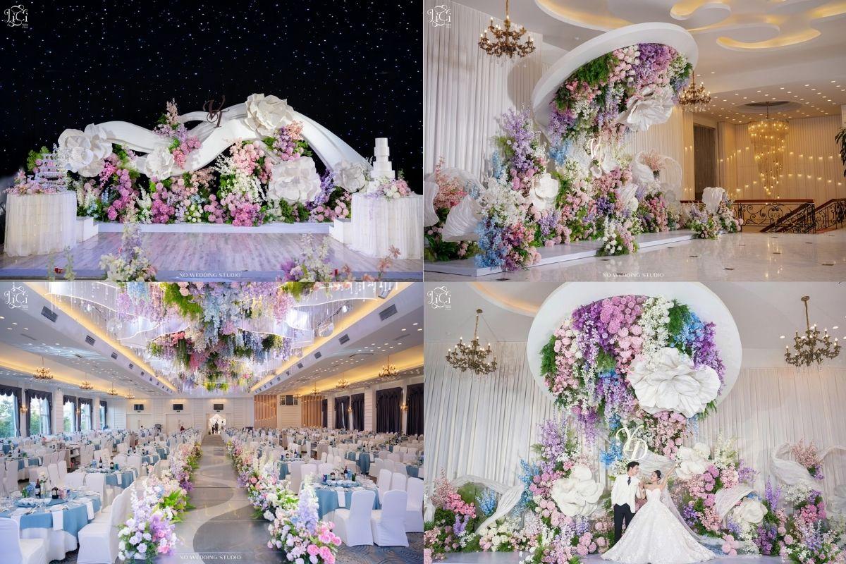 Trang trí tiệc cưới do Lici Wedding thực hiện (Ảnh: Lici)