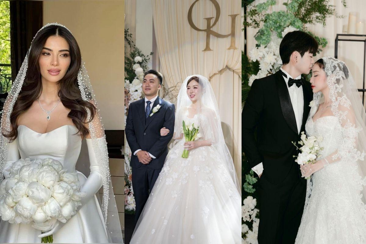 Mỗi loại veil cưới mang chất liệu khác nhau sẽ tạo hiệu ứng và cá tính riêng cho cô dâu (Ảnh: sưu tầm)