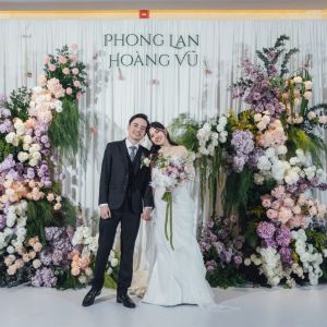 Trang trí tiệc cưới Vũ & Lan tại Sheraton Hanoi West