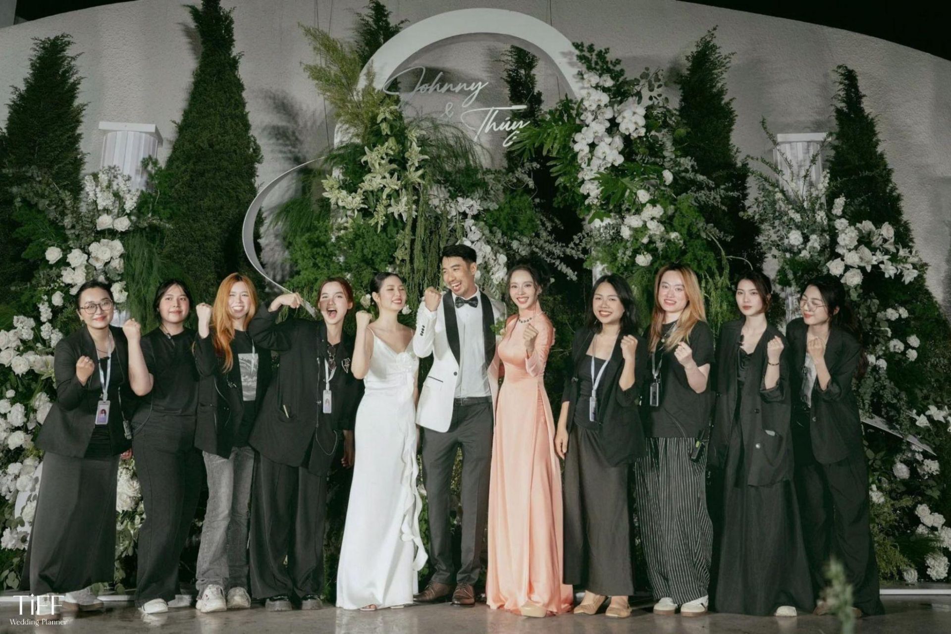 Đội ngũ TIFF Wedding Planner với hơn 10 kinh nghiệm đồng hành cùng dâu rể. (Ảnh: TIFF.vn)