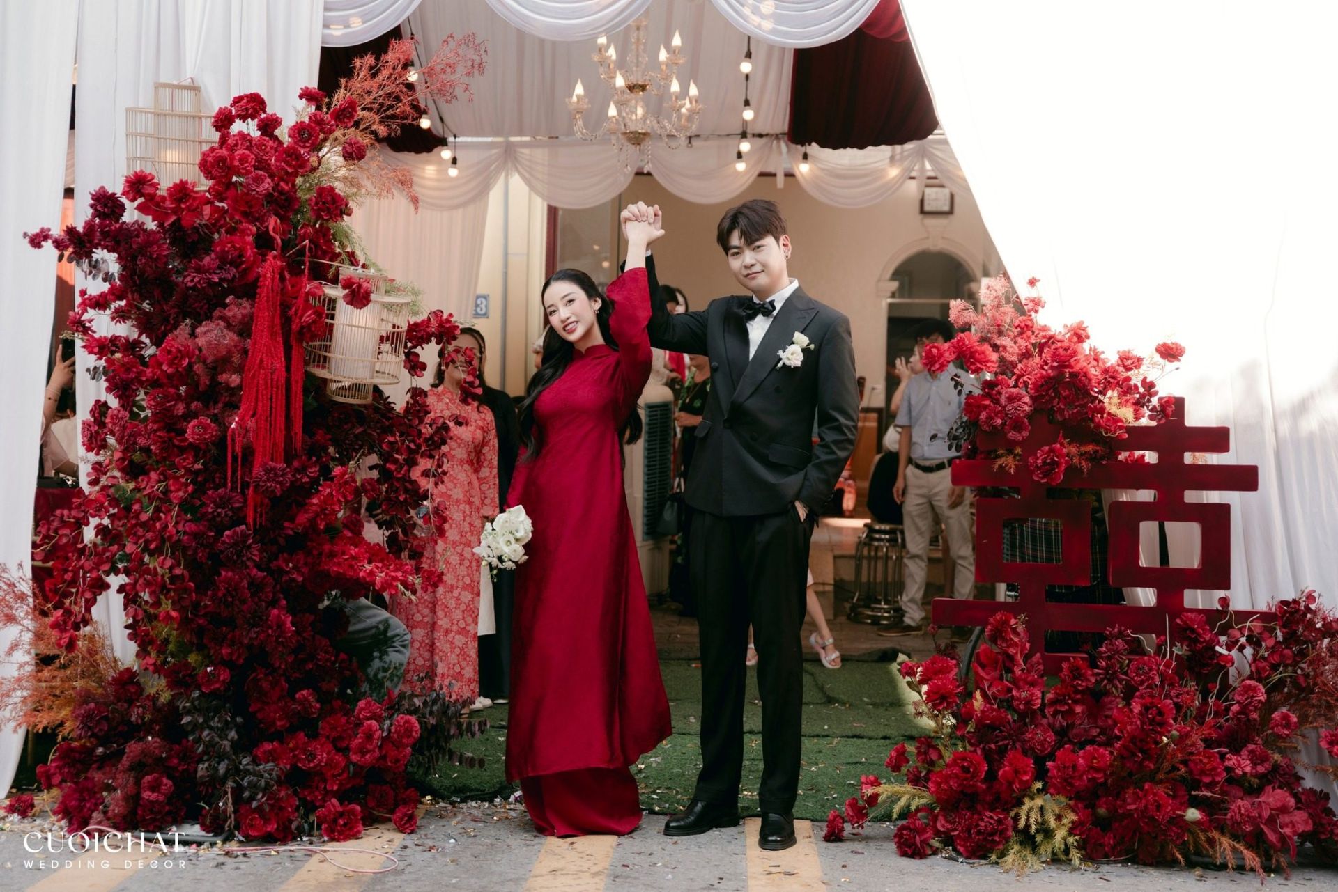 Nghi thức lễ dạm ngõ được tổ chức theo trình tự đơn giản, trang trọng (Ảnh: TIFF.vn)