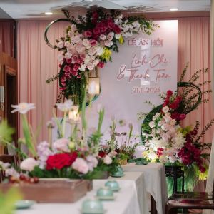 Trang trí tư gia cưới Chi & Toàn tại Hà Nội