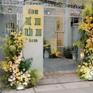 Trang trí tư gia cưới Tuệ Anh & Trần Anh tại Hải Phòng