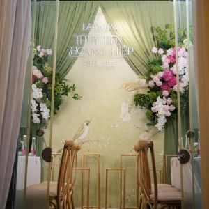 Trang trí tư gia cưới Tiên & Hiệp tại Hà Nội