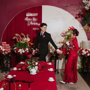 Trang trí tư gia cưới Hà & Aevrom tại Sài Gòn