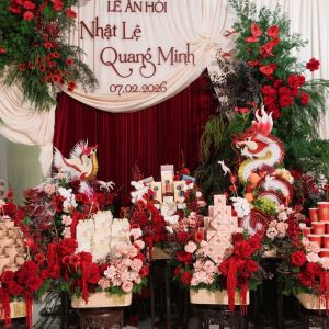 Trang trí tư gia cưới Lệ & Minh tại Hà Nội