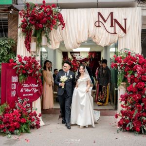 Trang trí tư gia cưới Minh & Ngọc tại Hà Nội